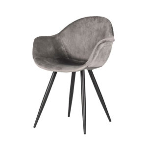 Chair Floris Velvet grey