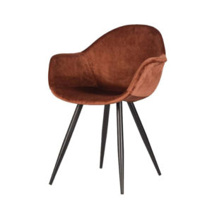 Chair Floris Velvet rust