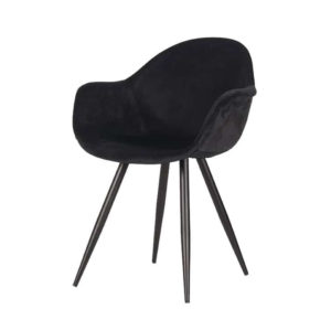 Chair Floris Velvet black